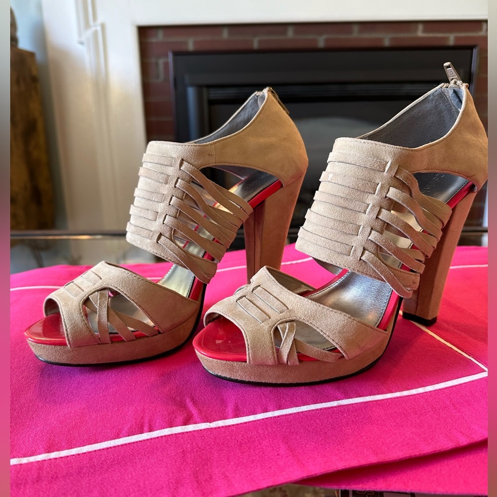 Calvin Klein platform heels